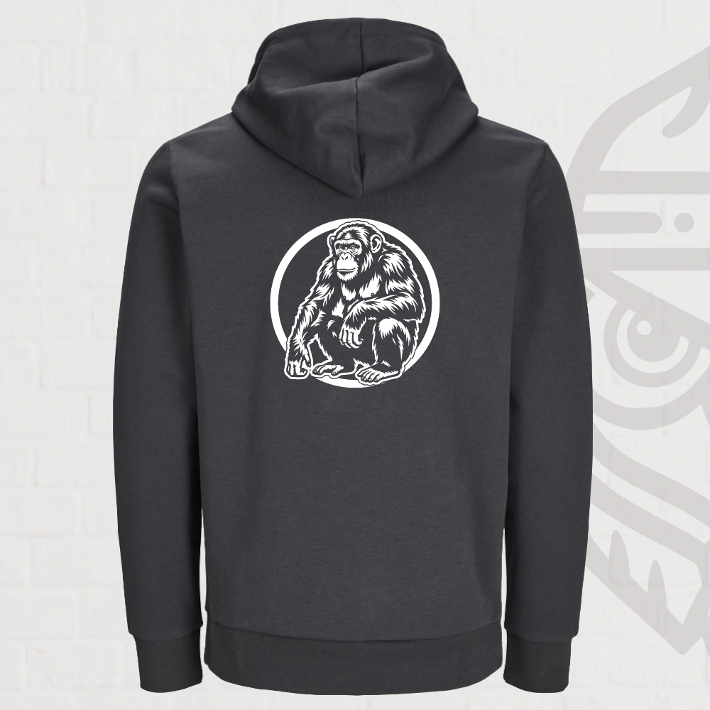 Chimpansee Hoodie – afbeelding 3