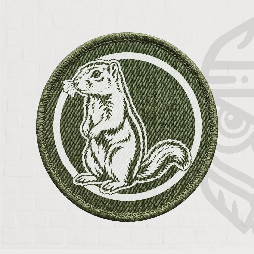 Grondeekhoorn Patch