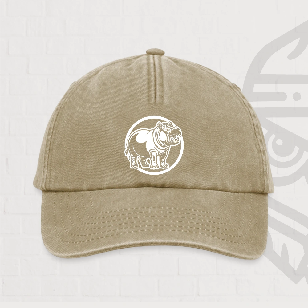 Nijlpaard Pet Vintage