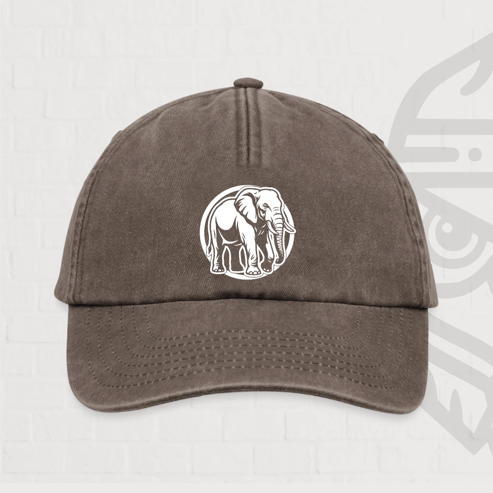 Éléphant Casquette Vintage