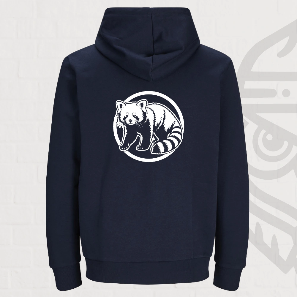 Rode Panda Hoodie