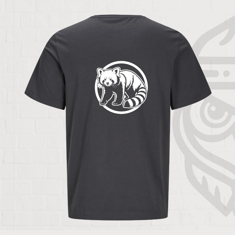 Rode Panda Tshirt – afbeelding 3