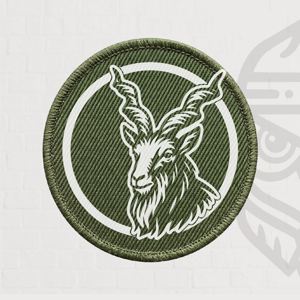 Schroefhoorngeit Patch