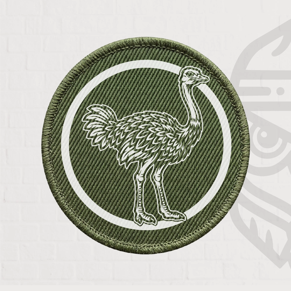 Struisvogel Patch
