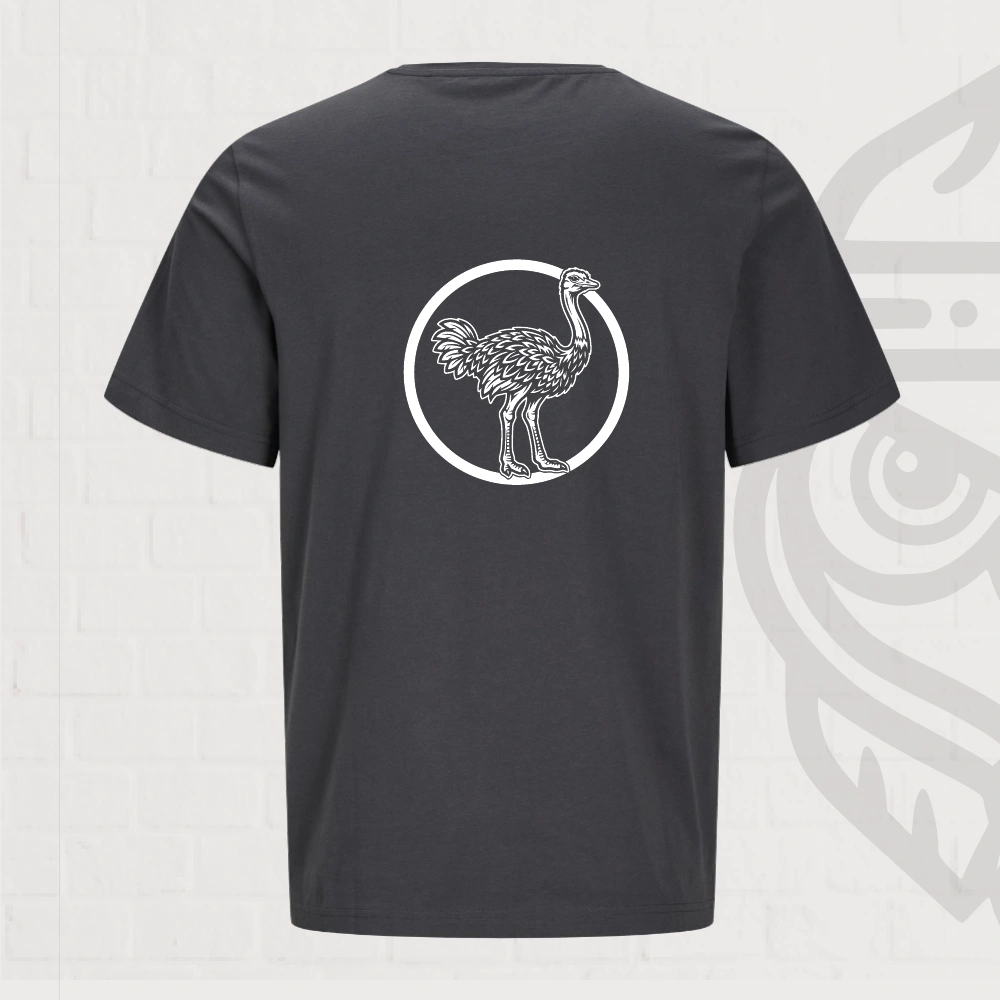 Struisvogel Tshirt – afbeelding 3