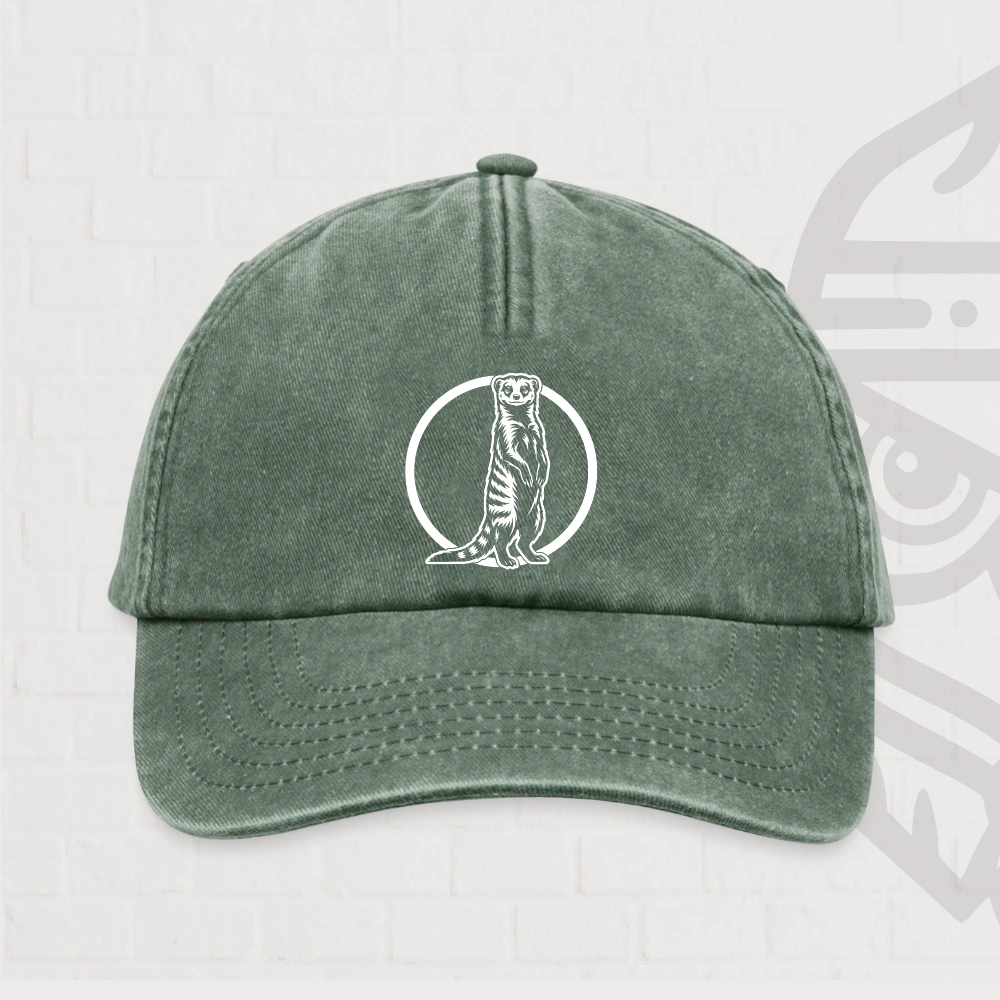 Mangouste zébrée Casquette Vintage